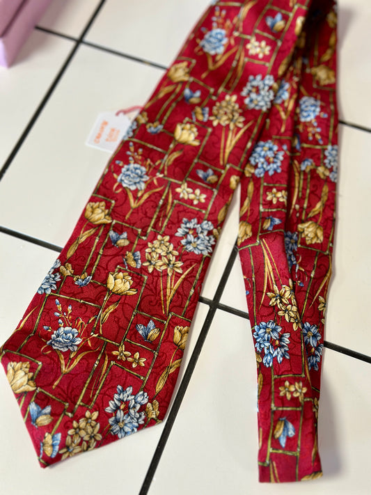 Cravate à fleurs Christian Dior