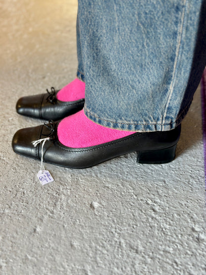 Ballerines en cuir bout carré | P. 36-37