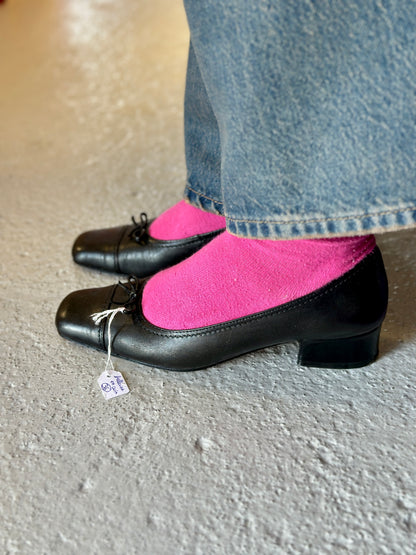 Ballerines en cuir bout carré | P. 36-37