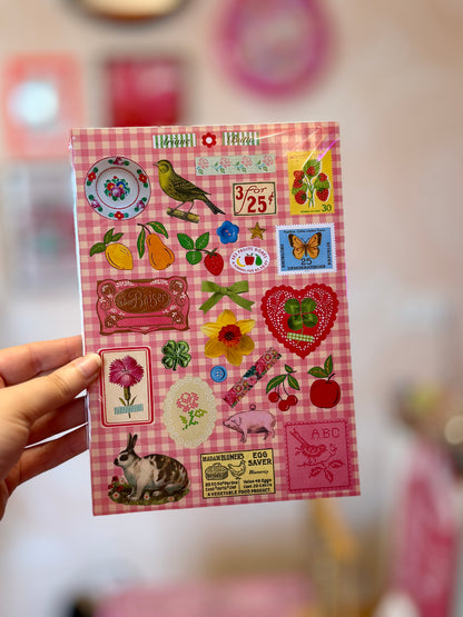 Planche de stickers - Esprit Campagne