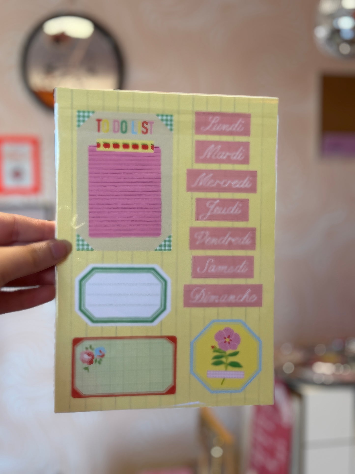 Planche de stickers - Jolis Washi Tape