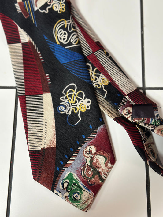 Cravate à motifs Picasso