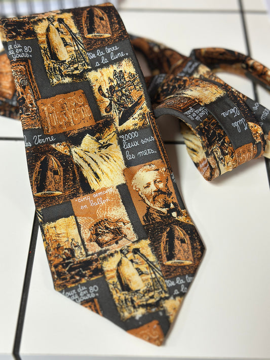 Cravate Jules Verne