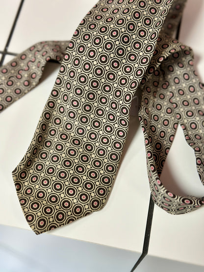 Cravate à motifs 70s