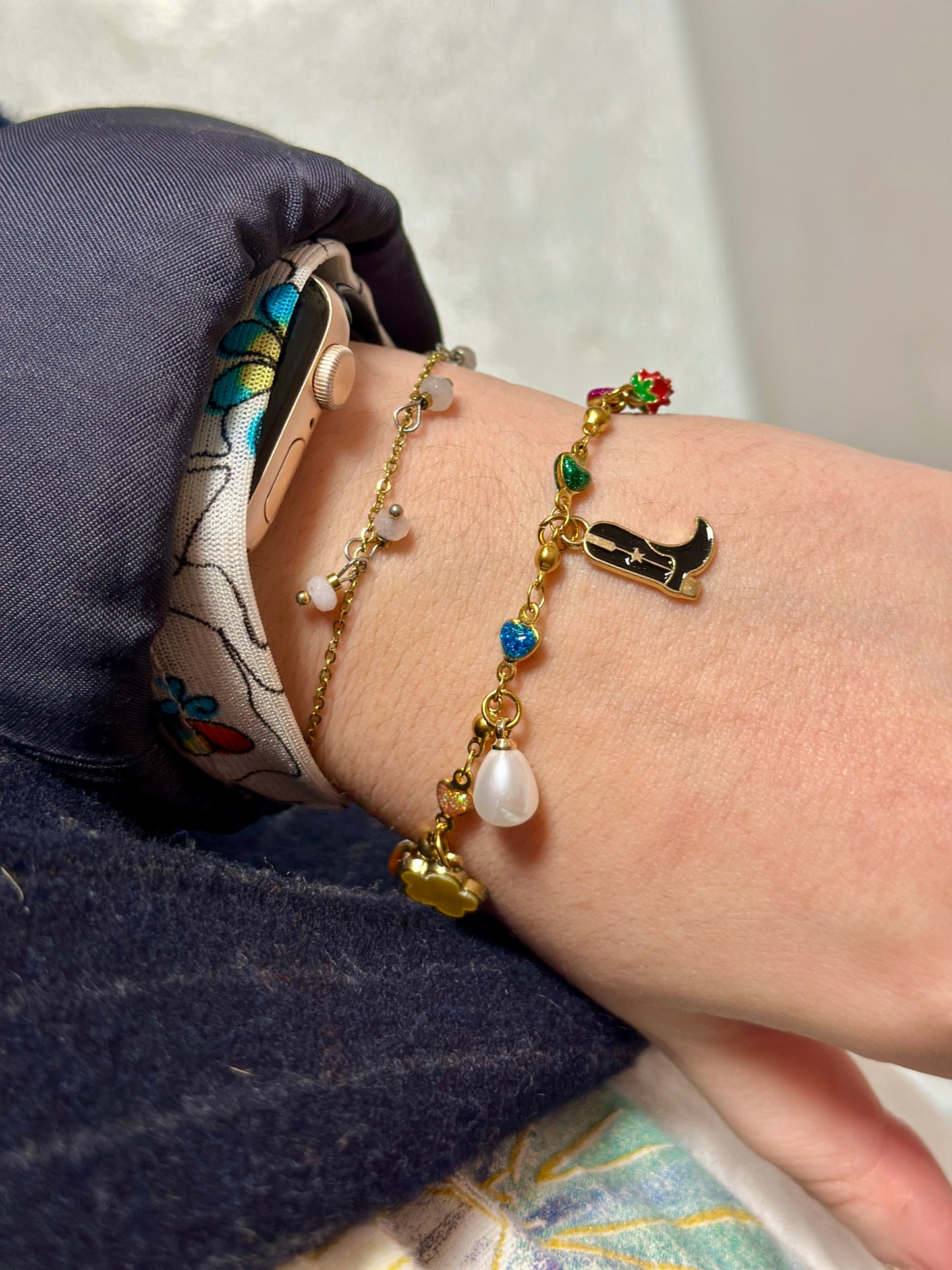 Bracelet à grigris Arc-en-ciel