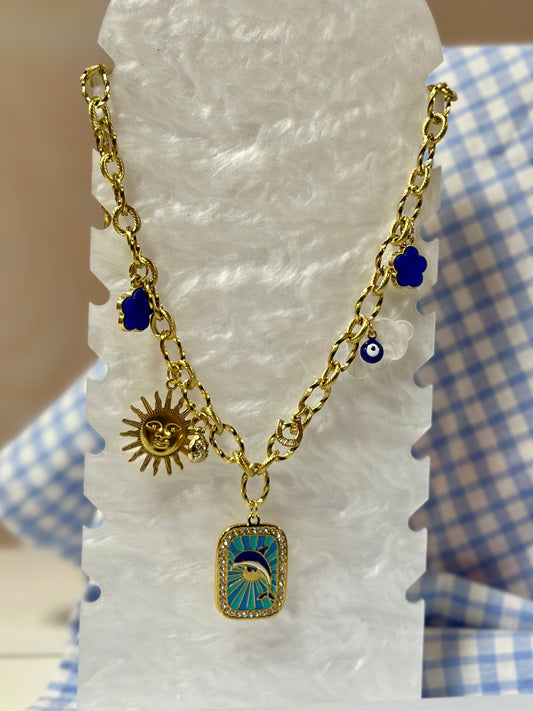 Collier à charms Dauphin