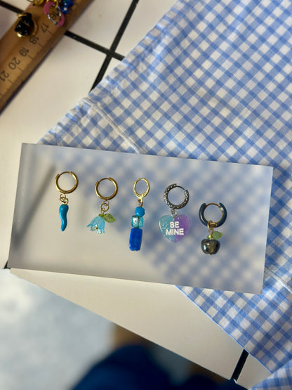 Mono-boucle d'oreille | Les Bleues