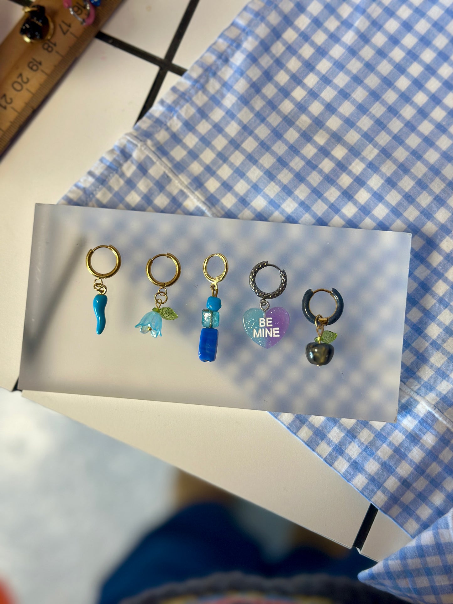 Mono-boucle d'oreille | Les Bleues