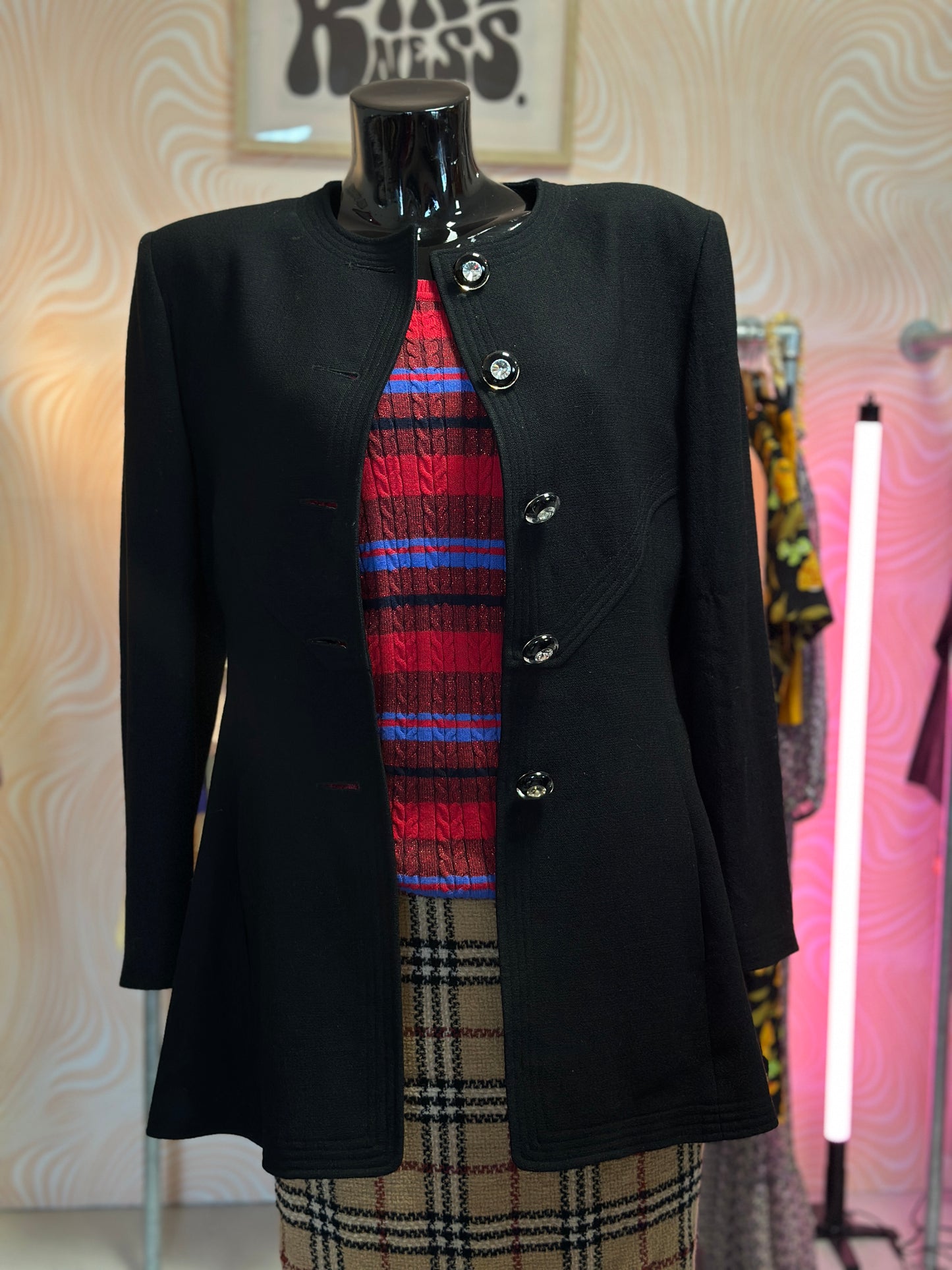 Blazer cintré à gros boutons | T. M