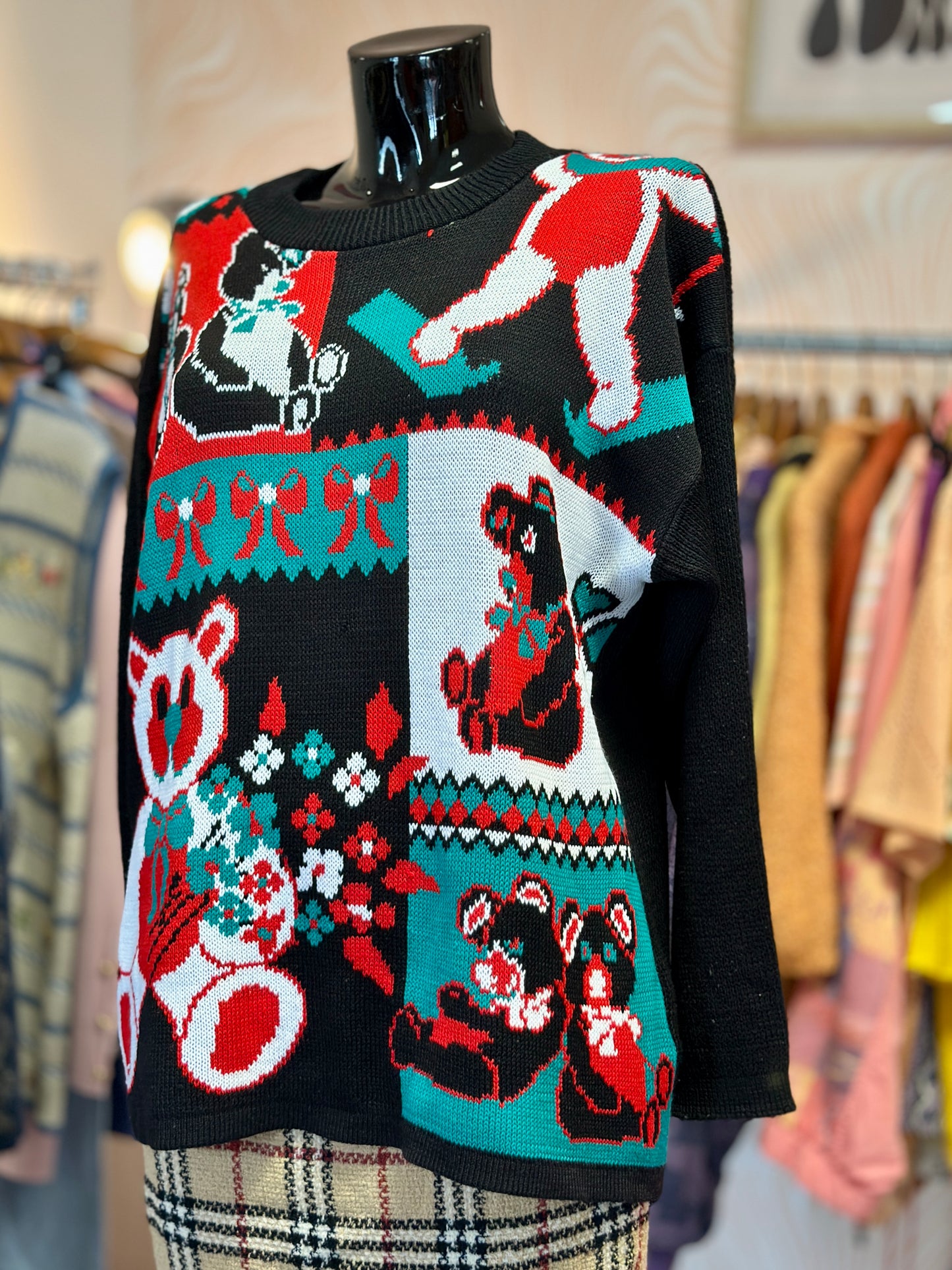 Pull à motif ours | T. XL