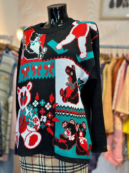 Pull à motif ours | T. XL