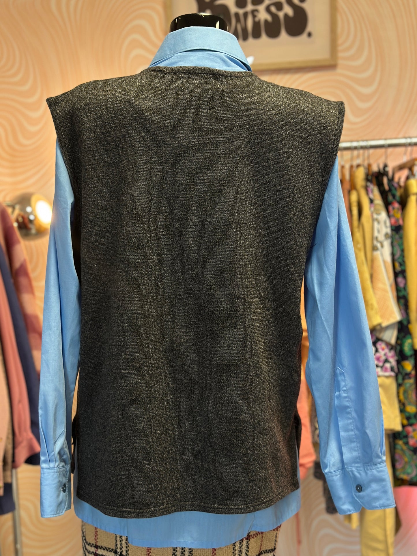 Gilet sans manches gris | T. 3XL