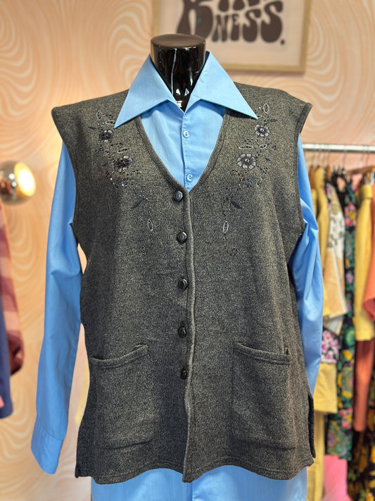 Gilet sans manches gris | T. 3XL