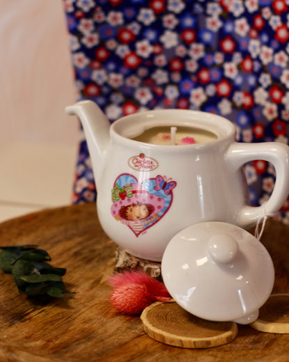 Bougie Tea Time Charlotte aux Fraise | 🍓 Parfum Yaourt à la Fraise