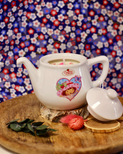 Bougie Tea Time Charlotte aux Fraise | 🍓 Parfum Yaourt à la Fraise