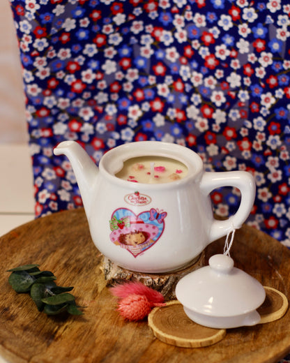 Bougie Tea Time Charlotte aux Fraise | 🍓 Parfum Yaourt à la Fraise
