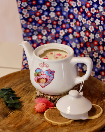 Bougie Tea Time Charlotte aux Fraise | 🍓 Parfum Yaourt à la Fraise