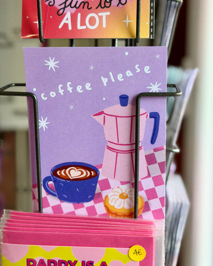 Carte postale - Coffee Please