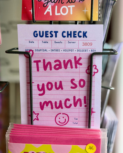 Carte Postale - Thank You