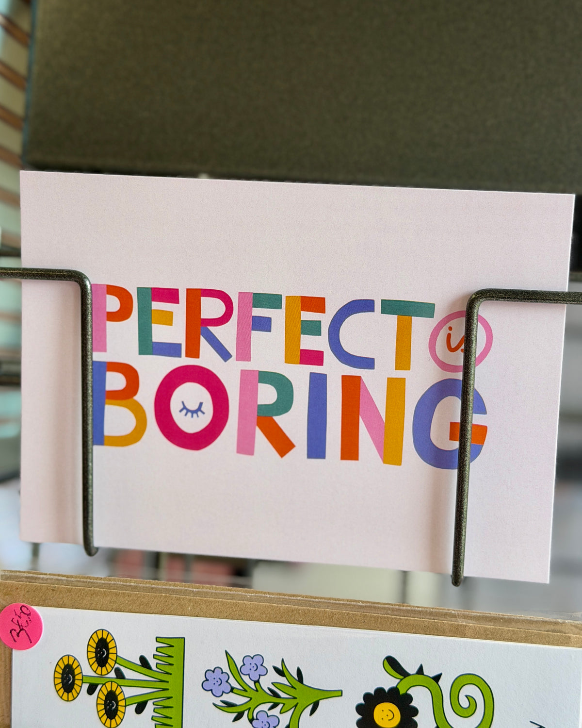 Carte Postale - Perfect is Boring