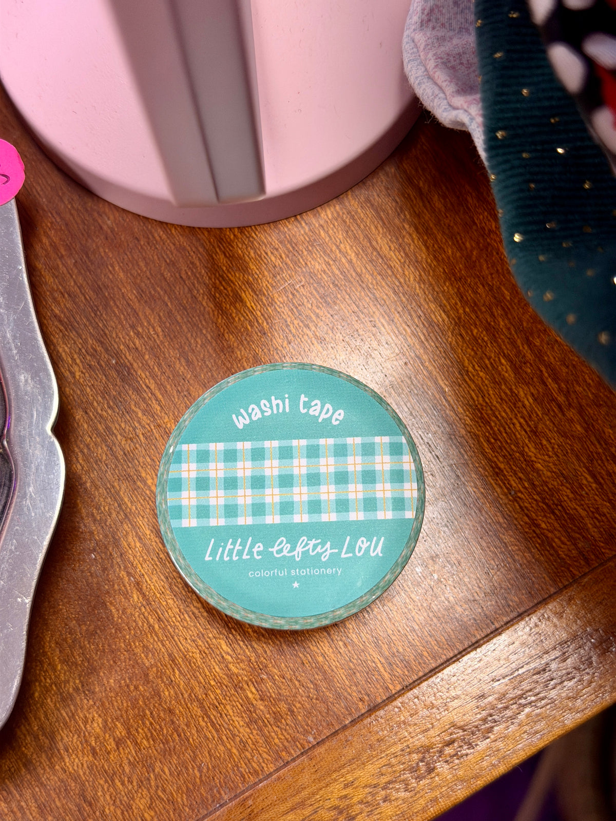 Washi Tape - Vichy Vert