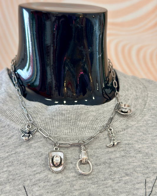 Collier à charms Cowboy mood