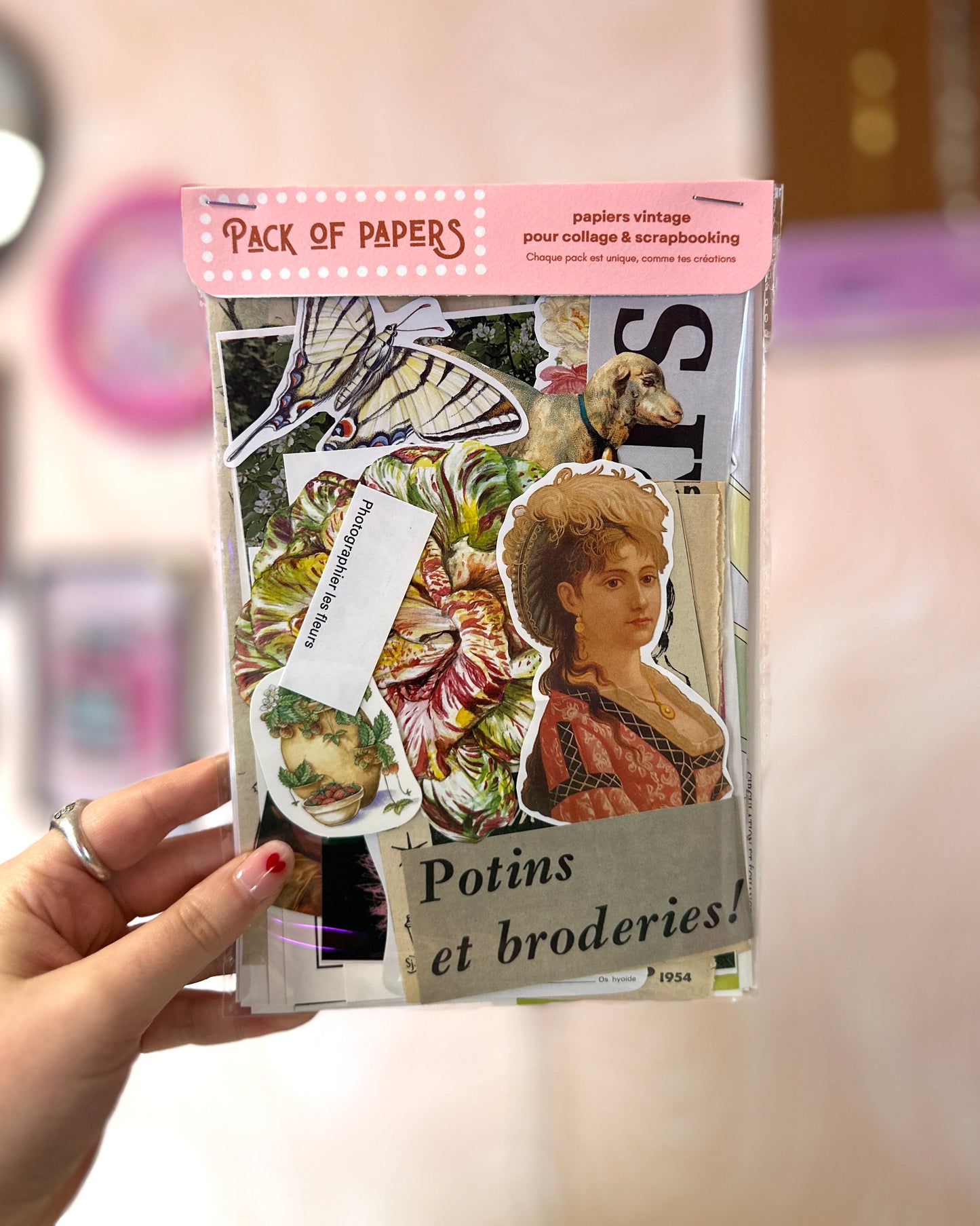 Pochette Scrapbooking | Potins & Broderies