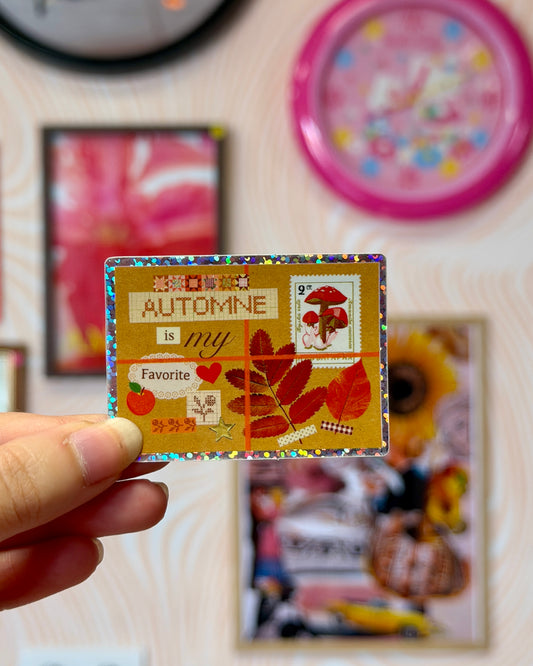 Sticker - Jolie Lettre d'Automne