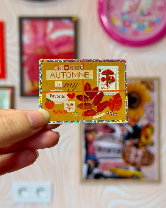 Sticker - Jolie Lettre d'Automne