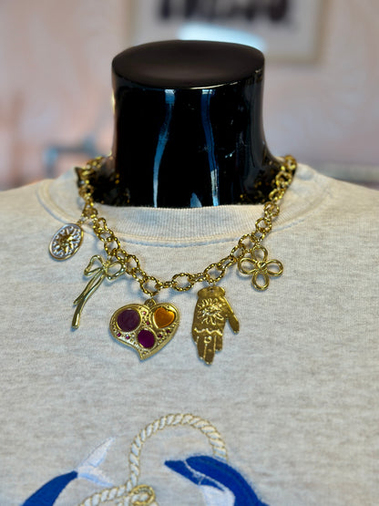 Collier à charms Big Heart