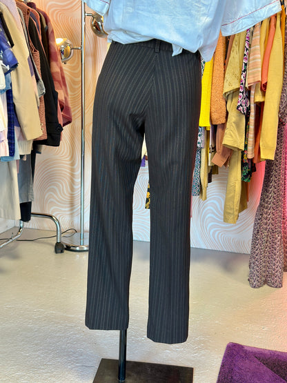 Pantalon à fines rayures et pois | T. 40 / 42