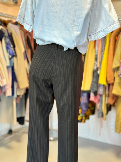 Pantalon à fines rayures et pois | T. 40 / 42