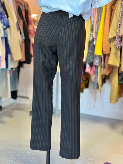 Pantalon à fines rayures et pois | T. 40 / 42