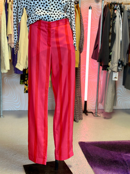 Tailleur à rayures rose et rouge | T. 42 / 44