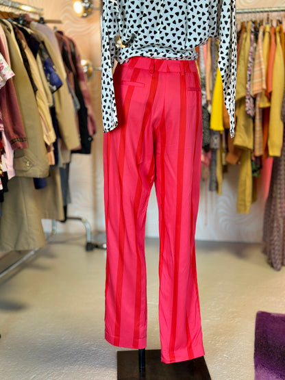 Tailleur à rayures rose et rouge | T. 42 / 44