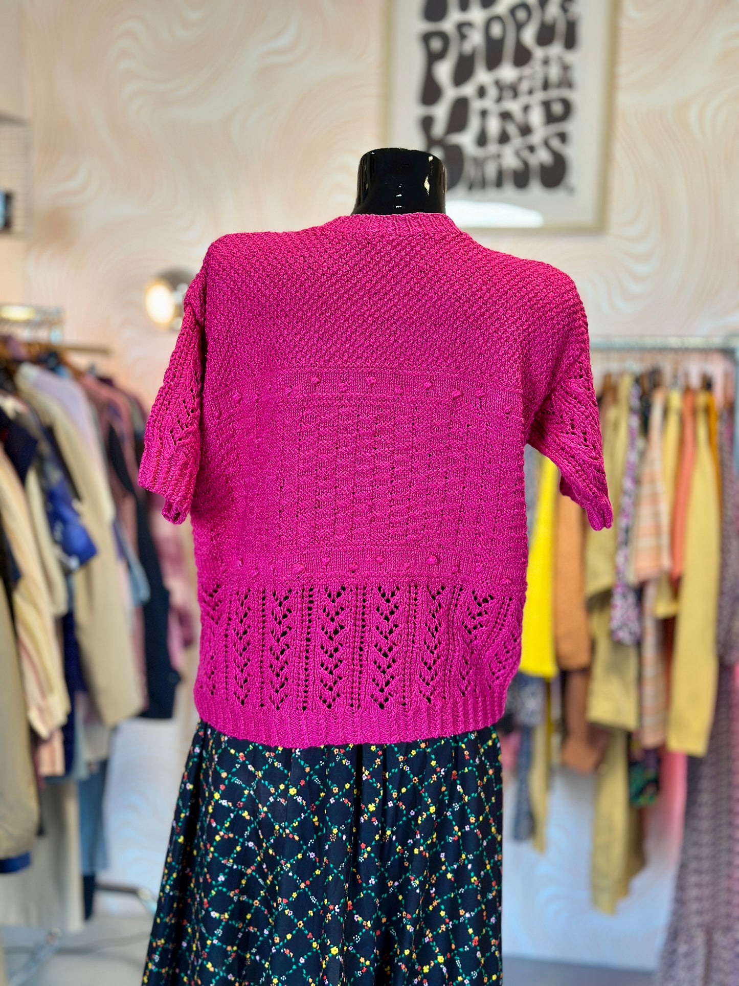 Top en maille rose | T. M / L