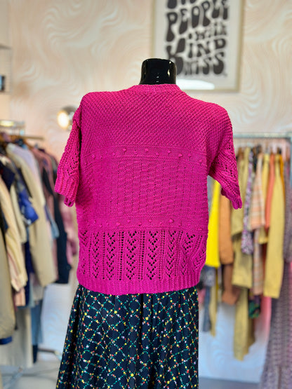 Top en maille rose | T. M / L