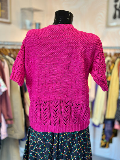 Top en maille rose | T. M / L