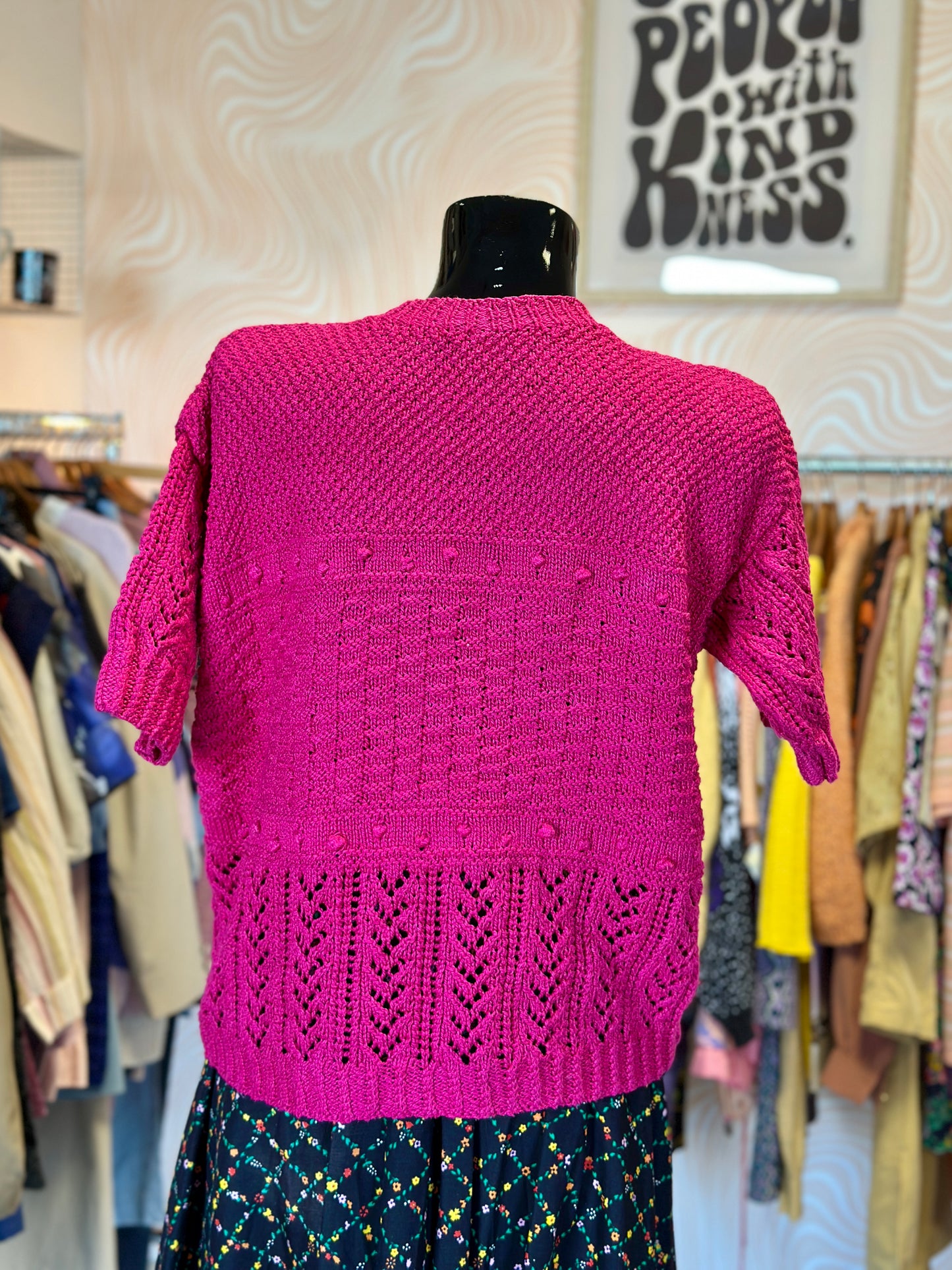 Top en maille rose | T. M / L