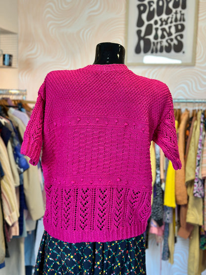 Top en maille rose | T. M / L