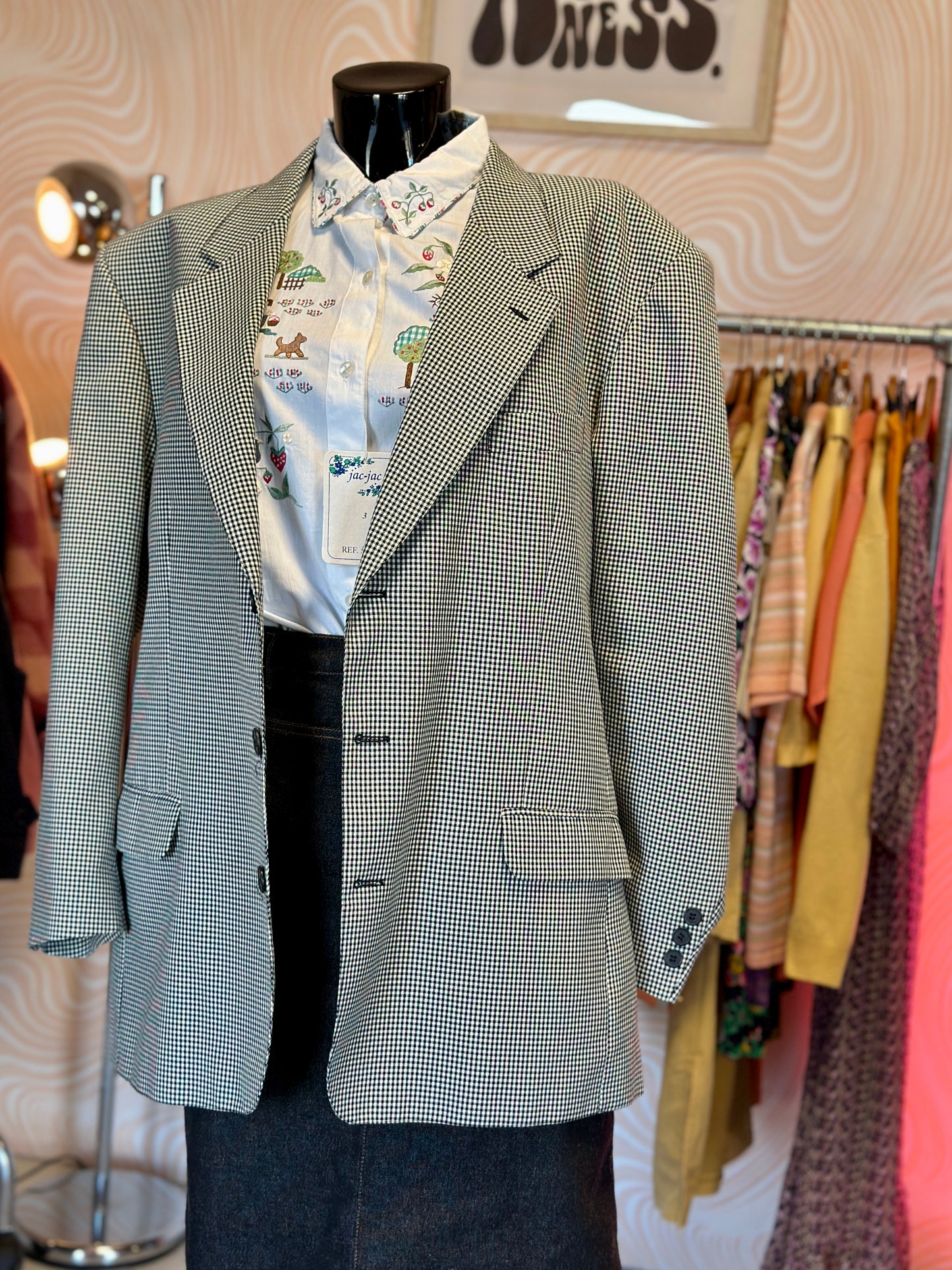 Blazer vichy | T. L / XL