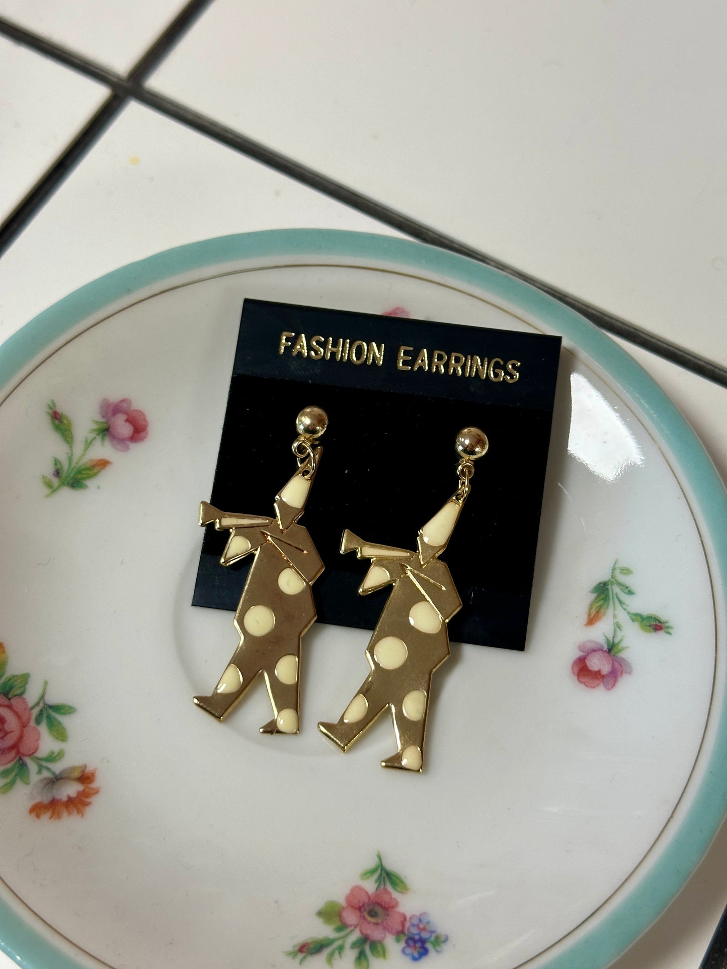 Boucles d'oreilles Clown