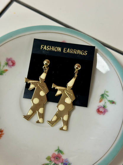 Boucles d'oreilles Clown