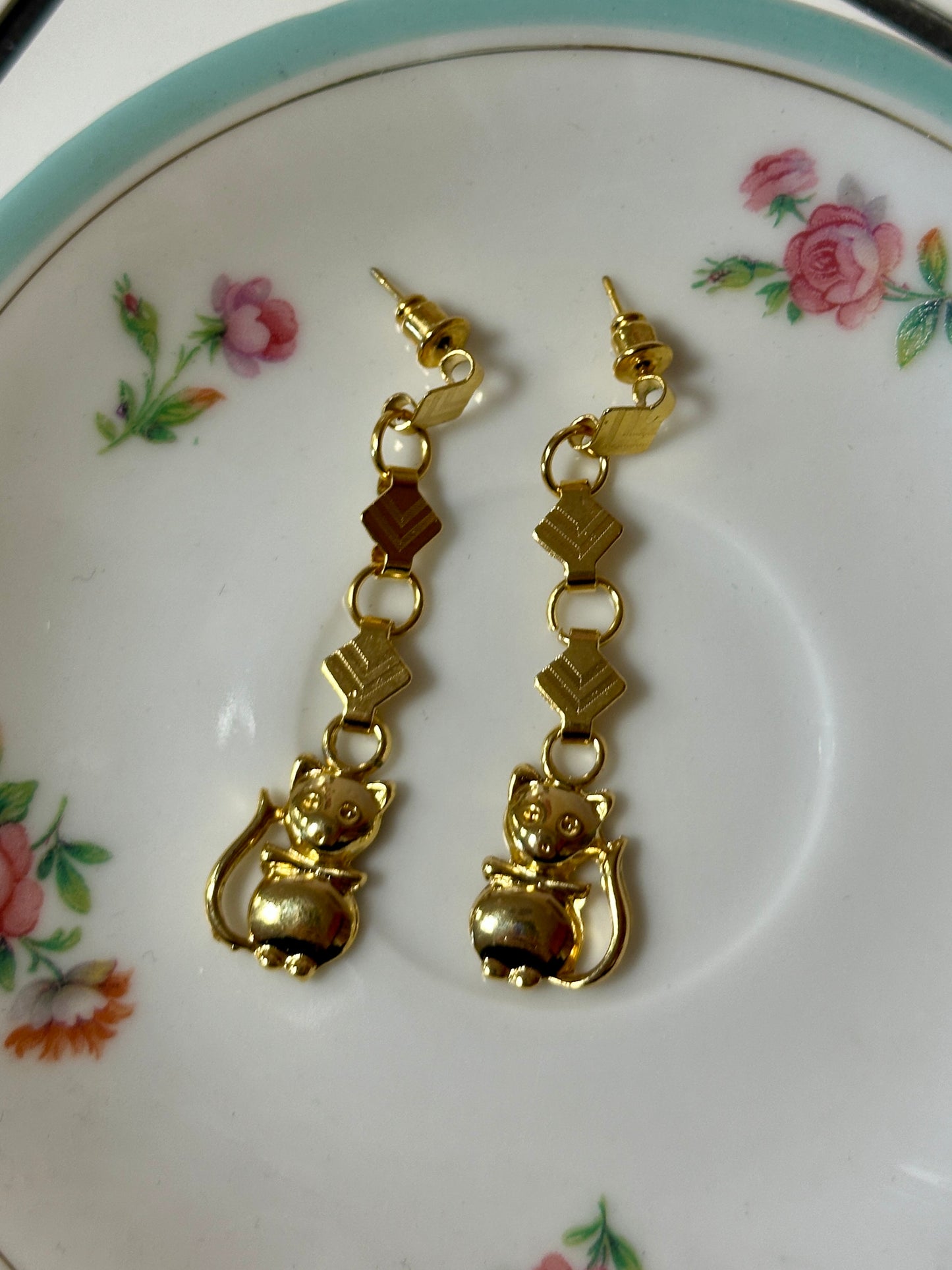 Boucles d'oreilles Chat