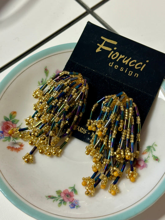 Boucles d'oreilles en perles