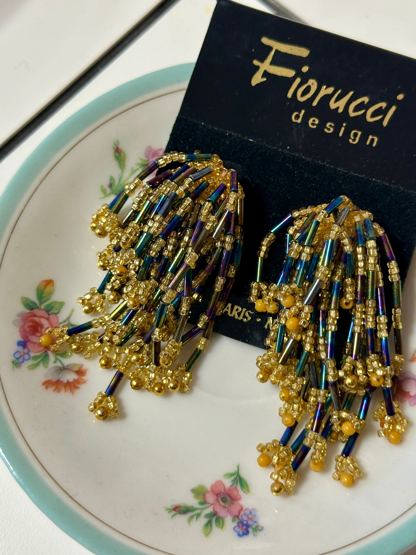 Boucles d'oreilles en perles