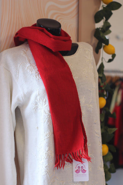 Écharpe rouge