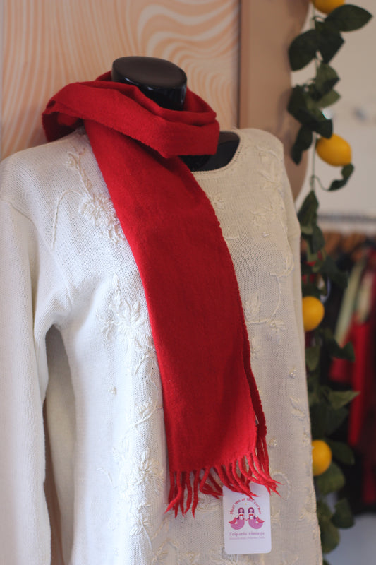 Écharpe rouge