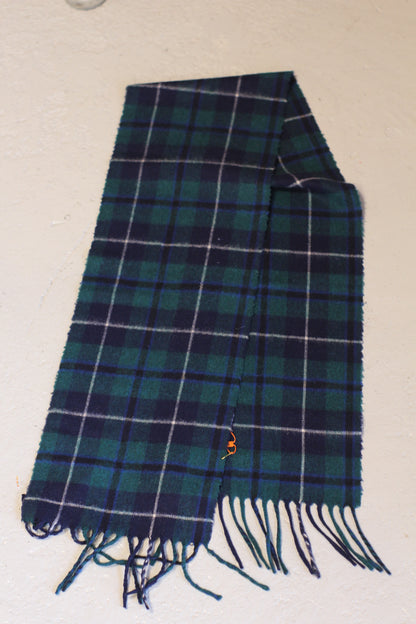 Écharpe Tartan bleu & vert