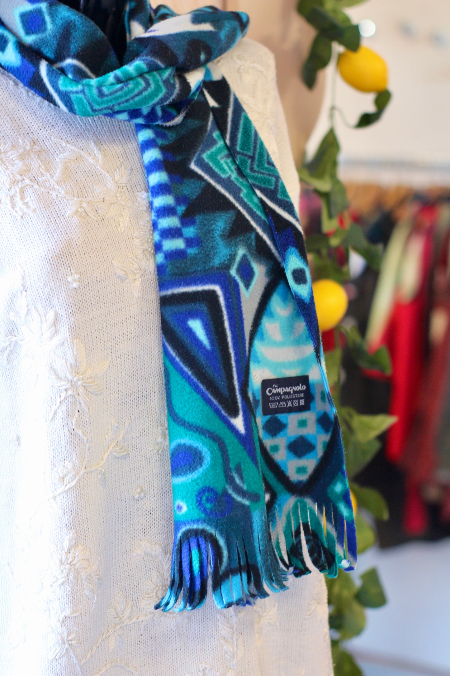 Écharpe polaire à motifs